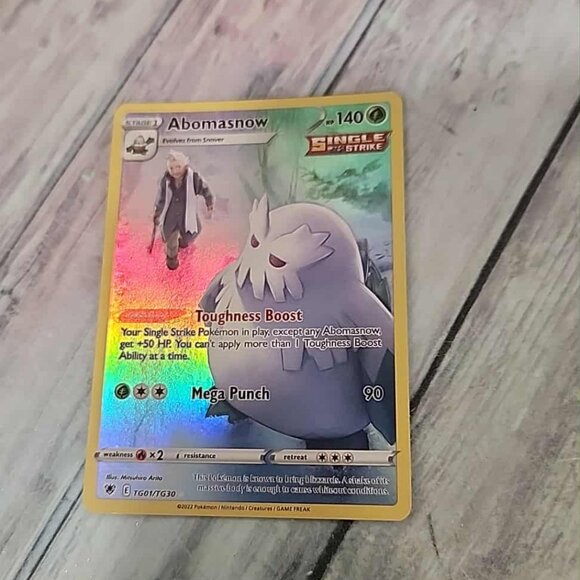 Pokemon Other - Pokemon Card Abomasnow Full art